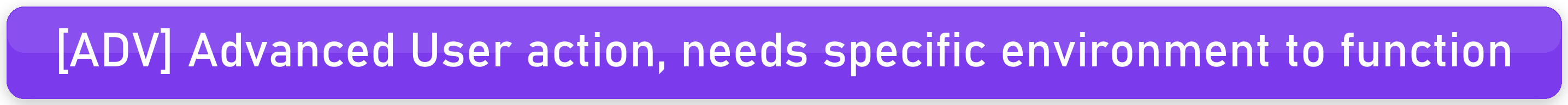 [ADV] Advanced User action
