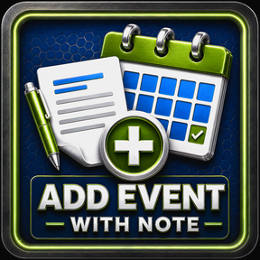 Add Event with Note icon