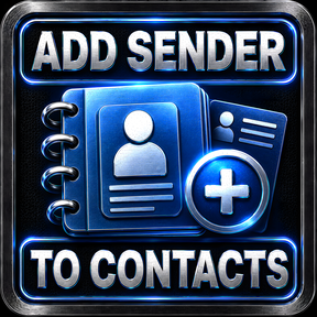 Add Sender to Contacts icon
