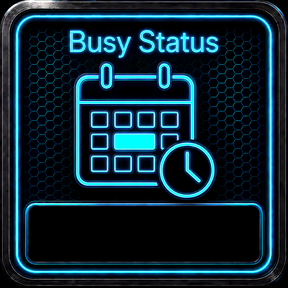 Free/Busy Now (display) icon