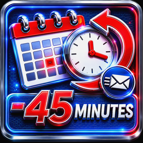 Reschedule -45 min icon